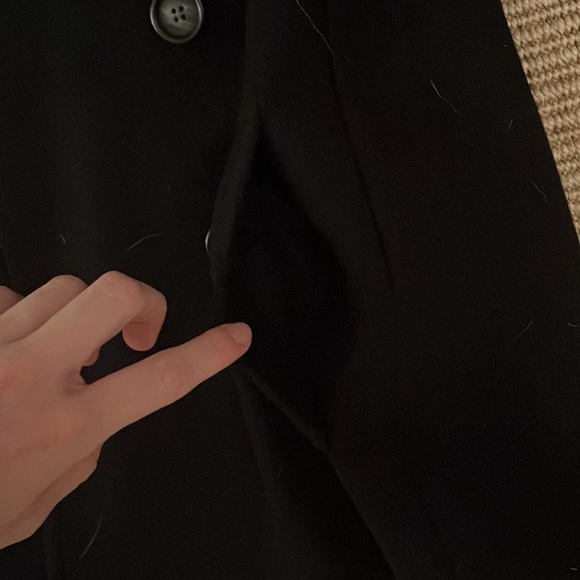 Old Navy Black Waist Length Peacoat - Picture 4 of 6